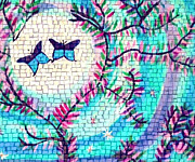 Butterflies In Love Painting by Cherry Vercher