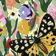 Butterfly Blast 3 Painting by Tina LeCour Butterfly Blast 3 Painting by Tina LeCour