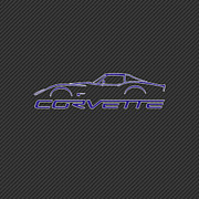C3 Corvette Drawing by Darrell Foster C3 Corvette Drawing by Darrell Foster