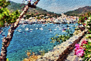 Cadaques Bay Painting Mixed Media by Tatiana Travelways