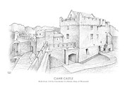 Cahir Castle 02NOV23 Drawing by Greg Joens Cahir Castle 02NOV23 Drawing by Greg Joens