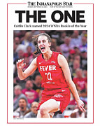 Caitlin Clark Rookie of the Year Commemorative Cover Digital Art by Indianapolis Star