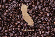 California Coffee Digital Art by Elisabeth Lucas