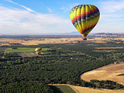 California Skies - Hot Air Balloons Soaring Over Scenic Landscapes Photograph by Brigitte Blanchette Thompson California Skies - Hot Air Balloons Soaring Over Scenic Landscapes Photograph by Brigitte Blanchette Thompson