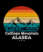 Calliope Mountain Alaska Drawing by Bruno