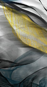 Calming Rays - Turquoise And Black Gray Abstract Art Painting by Lourry Legarde Calming Rays - Turquoise And Black Gray Abstract Art Painting by Lourry Legarde
