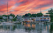 Camden Harbor at Sunset Photograph by Marcy Wielfaert Camden Harbor at Sunset Photograph by Marcy Wielfaert