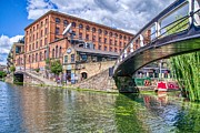 Camden Lock Canal Bridge Photograph by Raymond Hill