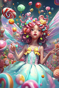 Candy Princess Digital Art by Rajiv Chopra
