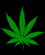 Cannabis Leaf 8-bit Digital Art by Flippin Sweet Gear