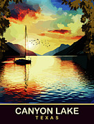 Canyon Lake Sunset, TX Digital Art by Long Shot Canyon Lake Sunset, TX Digital Art by Long Shot