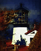 Cape Meares Lighthouse in Gothic Digital Art by Kirt Tisdale Cape Meares Lighthouse in Gothic Digital Art by Kirt Tisdale