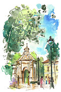 Caravaca De La Cruz 02 Painting by Miki De Goodaboom