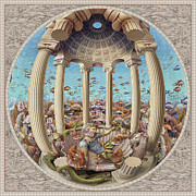 Caribbean Fantasy Painting by Kurt Wenner Caribbean Fantasy Painting by Kurt Wenner