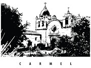 Carmel, California, Mission San Carlos Del Carmelo Digital Art by Long Shot