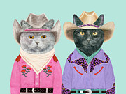 Carnival Cats Painting by Animal Crew