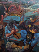 Carrion Cruise Destination Singapore Painting by Paul Hilario