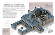 Catedral de Santa Sofia Digital Art by Album