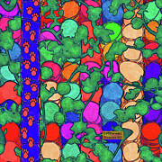 Catwalk Digital Art by Diane Parnell Catwalk Digital Art by Diane Parnell