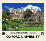 CC Mem Garden Cream Railway Poster Photograph by Brian Watt
