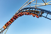 Cedar Point Sandusky Ohio Corkscrew Roller Coaster 2021 Photograph by Dave Morgan