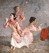 Celestial tune Painting by Mingyue Wang Celestial tune Painting by Mingyue Wang