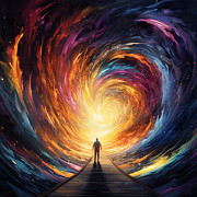 Celestial Whispers Painting by Lourry Legarde