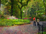 Central Park, New York Painting by Trask Ferrero Central Park, New York Painting by Trask Ferrero