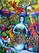 Chagall in Australia Painting by Jeremy Holton Chagall in Australia Painting by Jeremy Holton