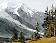 Chamonix Mont Blanc, 1834 Painting by Martinus Rorbye - GRANGER Historical Picture Archive Chamonix Mont Blanc, 1834 Painting by Martinus Rorbye - GRANGER Historical Picture Archive