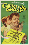 CHARLES LAUGHTON and MARGARET O'BRIEN in THE CANTERVILLE GHOST -1944-, directed by JULES DASSIN. Photograph by Album