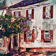 Charleston House Historic South Carolina Architecture Painting by Ginette Callaway