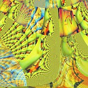 Chartreuse Shades Dali  Mixed Media by Stephane Poirier