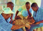 Checkers Painting by Joel Smith