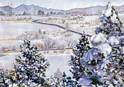 Cherryvale Road Painting by Anne Gifford