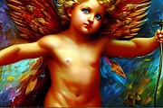 Cherub Digital Art by Beverly Read