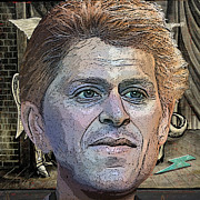 Chicago parody portrait  Digital Art by Christina Fairhead Art and Merch