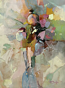 Chickadee Confetti Painting by Kimberly Santini