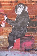 Chimp's Brush Photograph by Travel Essayist