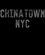 Chinatown NYC Retro Digital Art by Flippin Sweet Gear