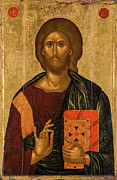 Christ Pantocrator Painting by Byzantine Icon Christ Pantocrator Painting by Byzantine Icon