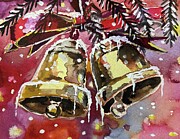 Christmas Bells Painting by Larry Whitler Christmas Bells Painting by Larry Whitler