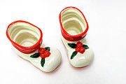 Christmas Candy Boots Photograph by Cindy Shebley Christmas Candy Boots Photograph by Cindy Shebley