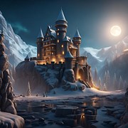 Christmas Castle Digital Art by Greg Joens