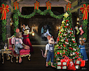 Christmas Mice Photograph by Diana Haronis