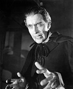 CHRISTOPHER LEE in DRACULA -1958-, directed by TERENCE FISHER. Photograph by Album
