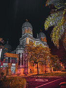 Church at Night  Photograph by Leslie Brashear