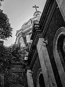 Church in Black and White Photograph by Leslie Brashear