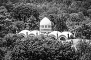 Cincinnati Zoo Elephant House Black and White Picture Photograph by Paul Velgos
