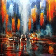 Cityscape energy Digital Art by Samuel HUYNH